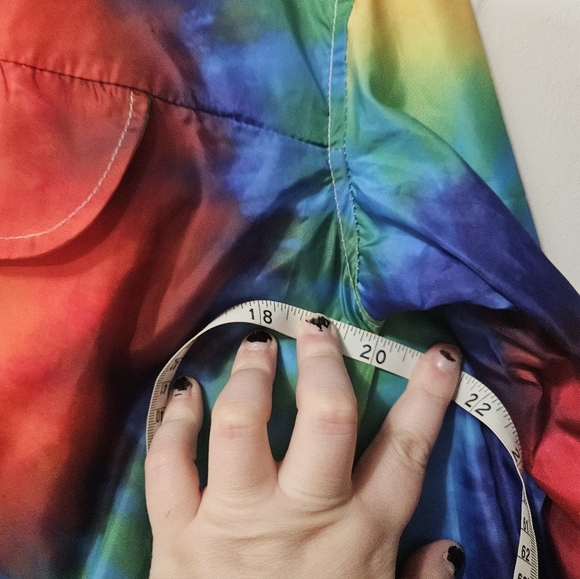 Nickelodeon Tye Dye Cropped Wind Breaker Jacket! - Picture 7 of 8